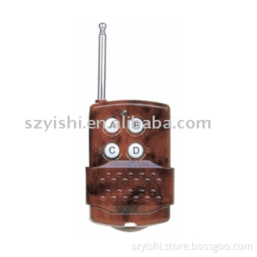 YK500-4:300-meter wood four-key transmitter